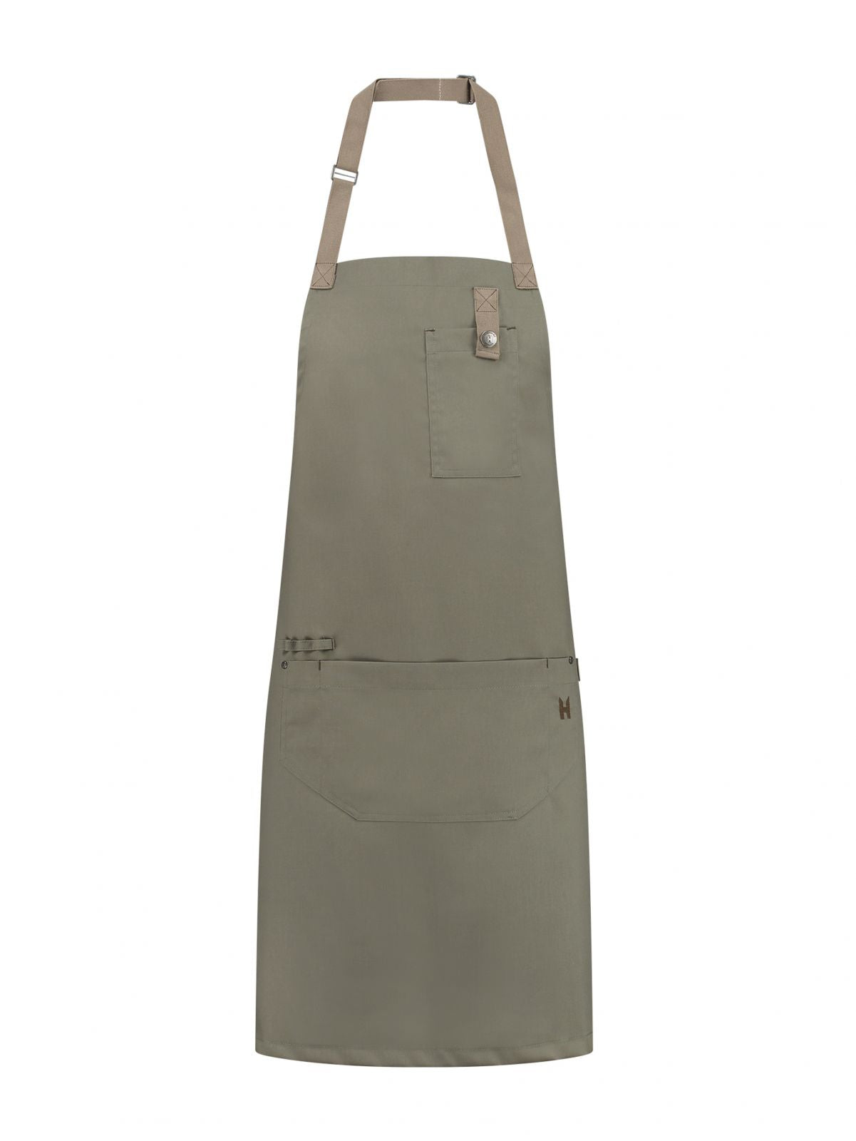 Bib Apron Seattle Olivette by Le Nouveau Chef -  ChefsCotton